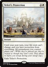 《テフェリーの防御/Teferi's Protection》[C17] 白R