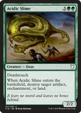 《酸のスライム/Acidic Slime》[C18] 緑U