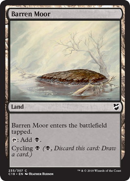 《やせた原野/Barren Moor》[C18] 土地C