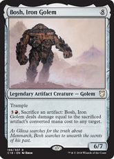 《鉄のゴーレム、ボッシュ/Bosh, Iron Golem》[C18] 茶R