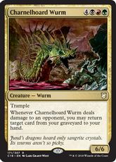 《納骨蔵のワーム/Charnelhoard Wurm》[C18] 金R