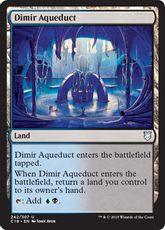 《ディミーアの水路/Dimir Aqueduct》[C18] 土地U