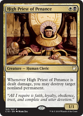 《贖罪の高僧/High Priest of Penance》[C18] 金R