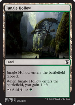 《ジャングルのうろ穴/Jungle Hollow》[C18] 土地C