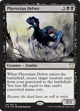 《ファイレクシアの発掘者/Phyrexian Delver》[C18] 黒R