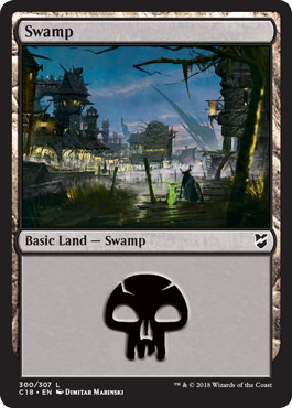 (300)《沼/Swamp》[C18] 土地