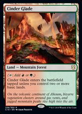 《燃えがらの林間地/Cinder Glade》[C19] 土地R