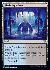 《ディミーアの水路/Dimir Aqueduct》[C19] 土地U