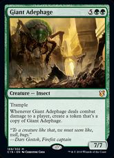 《巨大オサムシ/Giant Adephage》[C19] 緑R