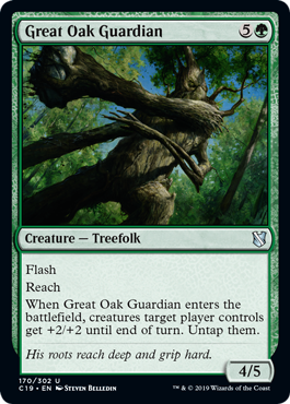 《大樫の守護者/Great Oak Guardian》[C19] 緑U