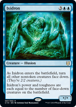 《イクシドロン/Ixidron》[C19] 青R