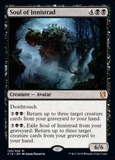 《イニストラードの魂/Soul of Innistrad》[C19] 黒R