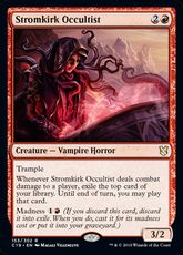 《流城の密教信者/Stromkirk Occultist》[C19] 赤R