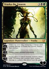 《見えざる者、ヴラスカ/Vraska the Unseen》[C19] 金R