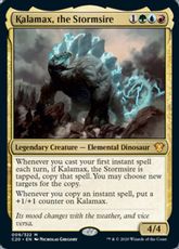 【Foil】《嵐呼びのカラマックス/Kalamax, the Stormsire》[C20] 金R