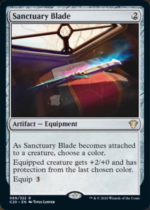 《聖域の刃/Sanctuary Blade》[C20] 茶R
