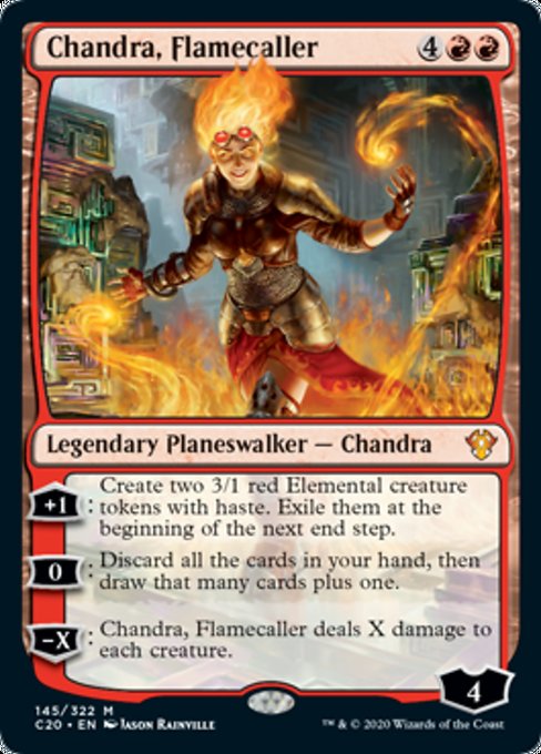 《炎呼び、チャンドラ/Chandra, Flamecaller》[C20] 赤R