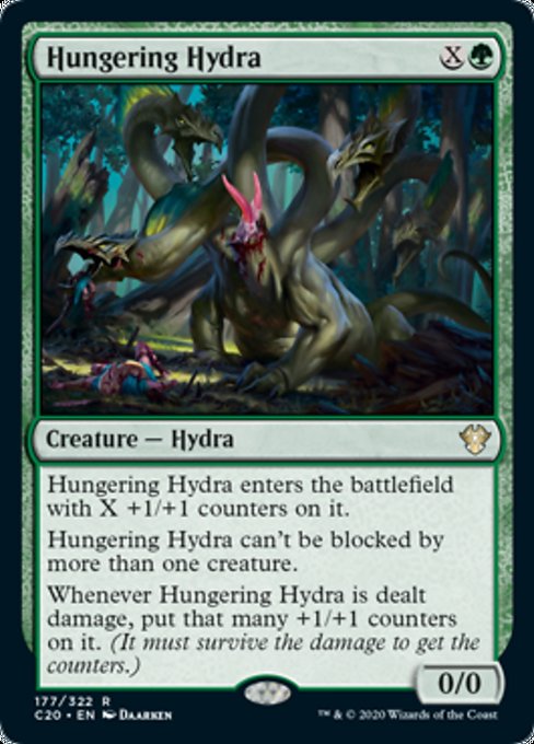 《飢餓ハイドラ/Hungering Hydra》[C20] 緑R