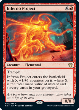 (052)《業火の課題/Inferno Project》[C21] 赤R