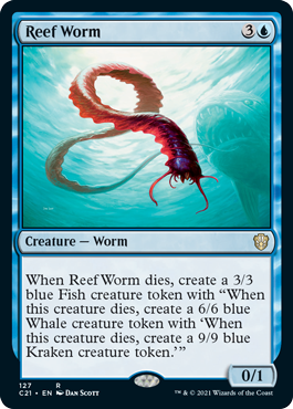(127)《浅瀬蟲/Reef Worm》[C21] 青R