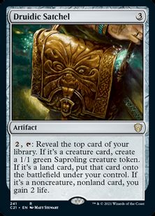 (241)《ドルイドの物入れ/Druidic Satchel》[C21] 茶R