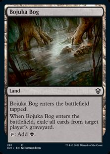 (281)《ボジューカの沼/Bojuka Bog》[C21] 土地C