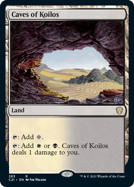 (283)《コイロスの洞窟/Caves of Koilos》[C21] 土地R
