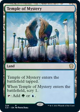 (324)《神秘の神殿/Temple of Mystery》[C21] 土地R