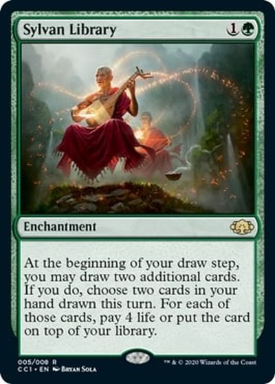 Foil】《森の知恵/Sylvan Library》[EMA] 緑R | 日本最大級 MTG通販