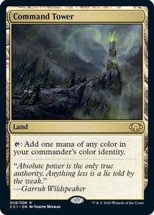 【Foil】《統率の塔/Command Tower》[CC1] 土地R