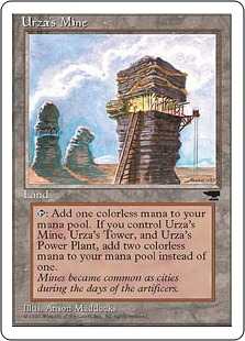《ウルザの鉱山/Urza's Mine》(D Tower)[CHR] 土地U