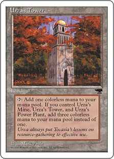《ウルザの塔/Urza's Tower》(A Forest)[CHR] 土地U