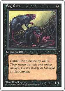 ■黒枠■《沼ネズミ/Bog Rats》[CHRBB] 黒C