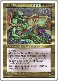 《ニコル・ボーラス/Nicol Bolas》[CHR] 金R