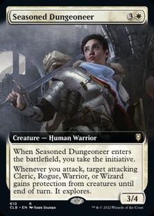 (610)■拡張アート■《練達の地下探検家/Seasoned Dungeoneer》[CLB-BF] 白R