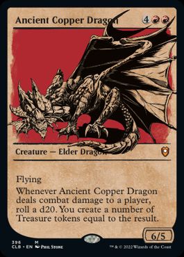 (396)■ショーケース■《エインシャント・カッパー・ドラゴン/Ancient Copper Dragon》[CLB-BF] 赤R