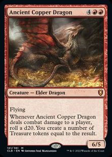 (161)《エインシャント・カッパー・ドラゴン/Ancient Copper Dragon》[CLB] 赤R