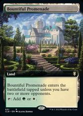 【Foil】(601)■拡張アート■《豪勢な大通り/Bountiful Promenade》[CLB-BF] 土地R