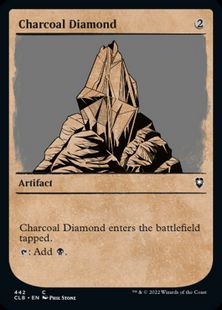 【Foil】(442)■ショーケース■《炭色のダイアモンド/Charcoal Diamond》[CLB-BF] 茶C