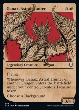 (398)■ショーケース■《アストラルの狩人、ガナクス/Ganax, Astral Hunter》[CLB-BF] 赤U