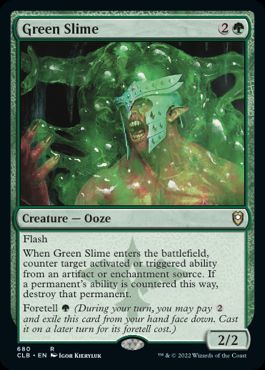 《グリーン・スライム/Green Slime》[CLB] 緑R