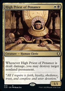 (848)《贖罪の高僧/High Priest of Penance》[CLB] 金R
