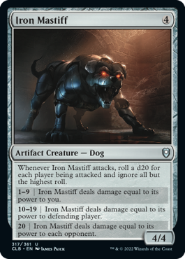 (317)《鉄の猛犬/Iron Mastiff》[CLB] 茶U