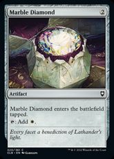 【Foil】(320)《乳白色のダイアモンド/Marble Diamond》[CLB] 茶C