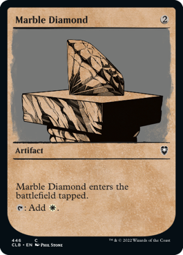 (446)■ショーケース■《乳白色のダイアモンド/Marble Diamond》[CLB-BF] 茶C
