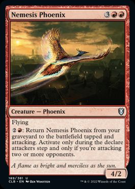 (189)《天罰のフェニックス/Nemesis Phoenix》[CLB] 赤U