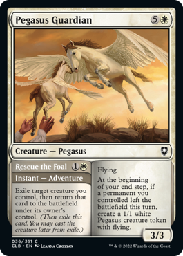 《ペガサスの守護者/Pegasus Guardian》[CLB] 白C