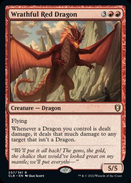 (207)《怒れるレッド・ドラゴン/Wrathful Red Dragon》[CLB] 赤R