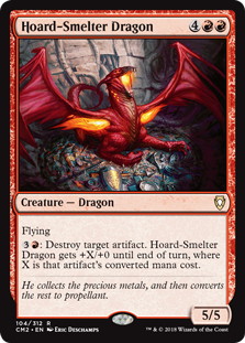 《蔵製錬のドラゴン/Hoard-Smelter Dragon》[CM2] 赤R