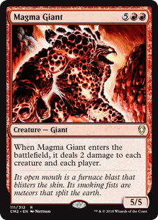 《マグマの巨人/Magma Giant》[CM2] 赤R